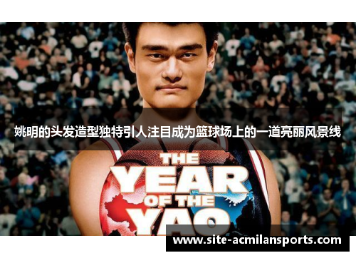 姚明的头发造型独特引人注目成为篮球场上的一道亮丽风景线